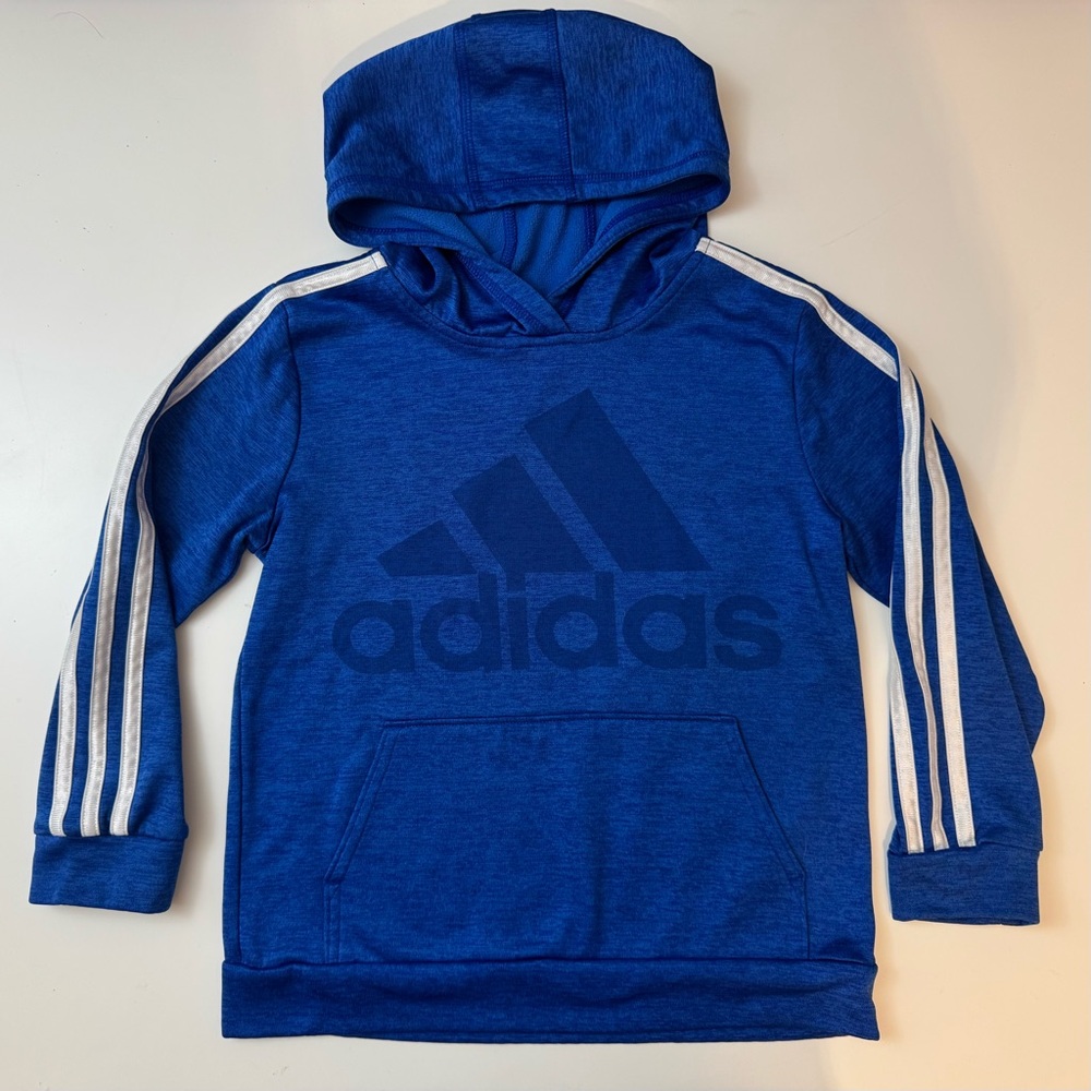 Adidas Blue Hoodie Boys 7